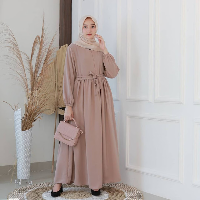 Model gamis simple tapi mewah