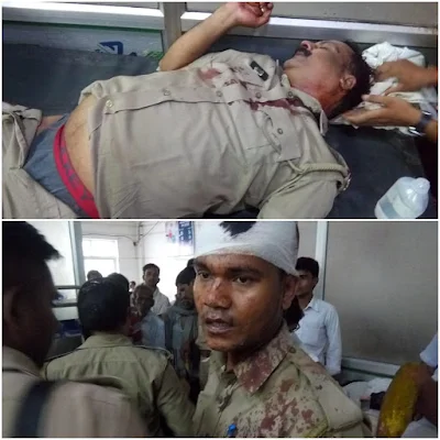 Clashes Between Police And Village Public Uttar Pradesh