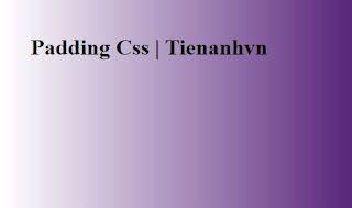 Thuộc tính padding trong CSS