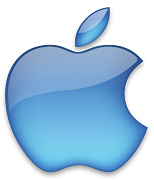 Logo Apple (logo apple blue)