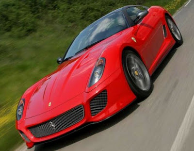 2011 Ferrari 599 GTO on the road