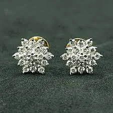 Stone Earring Designs - Gold, Stone Earrings New Designs for Girls Images, Pictures - kaner dul - NeotericIT.com