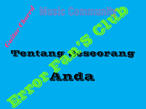 Tentang Seseorang | Anda