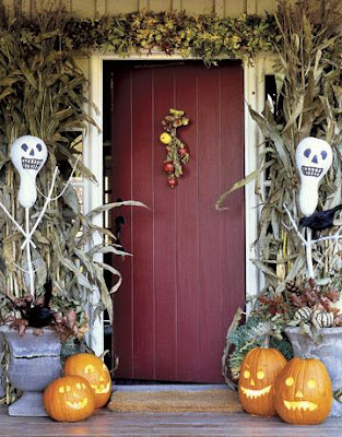 Ideas para decorar la puerta de entrada en Halloween