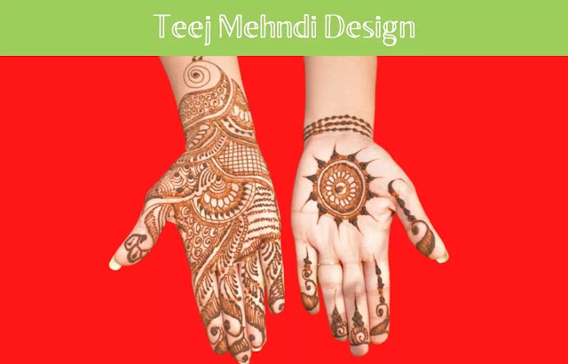 Mehndi design for Teej