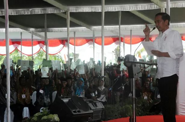 2019, Jokowi Targetkan 9 Juta Sertifikat Tanah