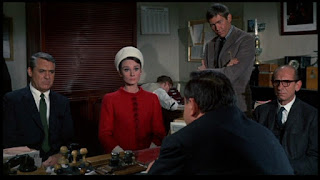 Charade - Cary Grant, Audrey Hepburn, Walter Matthau, James Coburn, and Ned Glass