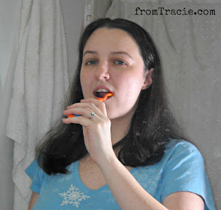 Tracie Brushing Teeth