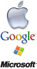 Apple Google Microsoft 150x272