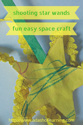 Shooting Star Wands: Fun Easy Space Craft for Preschool