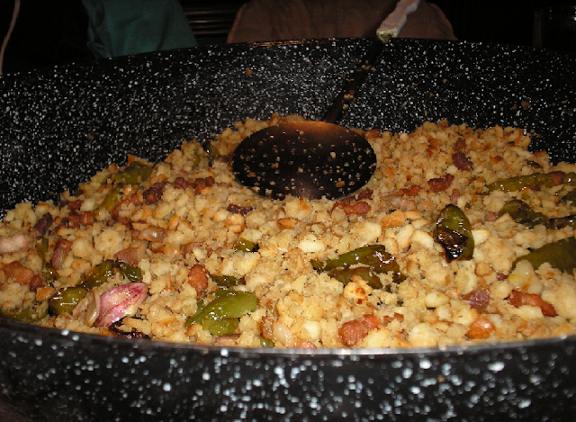 paila de migas caseras