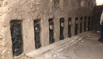 Patung Bertopeng Seram Ditemukan Di Kota Kuno Peru Patung-Patung Bertopeng Seram Ditemukan di Kota Kuno Peru