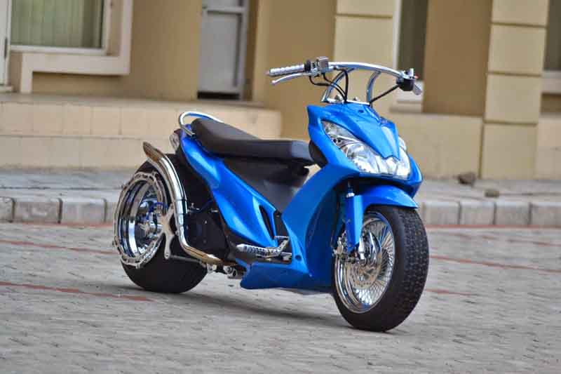 Kumpulan Foto Hasil Modifikasi Motor Suzuki Skydrive 