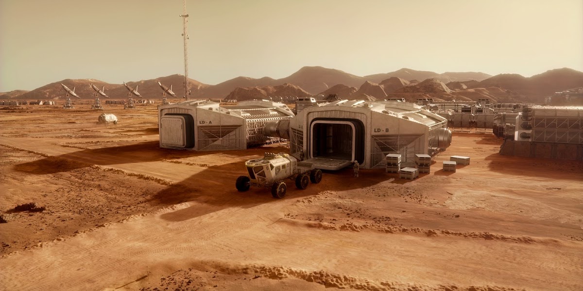 Happy Valley Mars base (warehouses) in 'For All Mankind' season 4