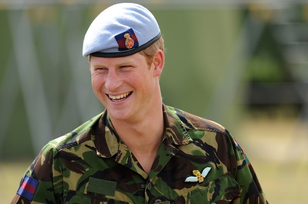 prince harry in uniform. Prince Harry, the youngest son