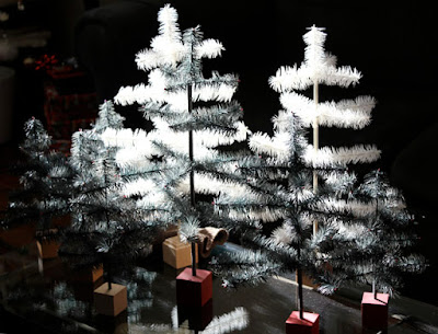 Feather Christmas trees