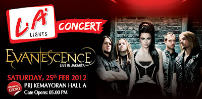 Evanescence Concert Jakarta 2012
