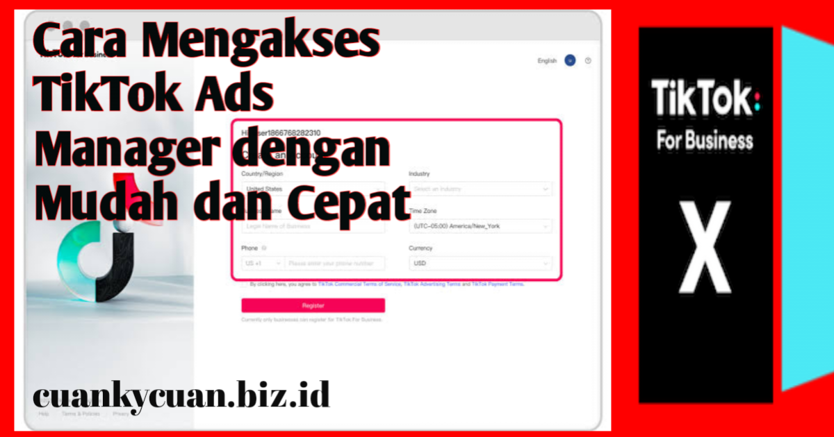 Cara Mengakses TikTok Ads manager