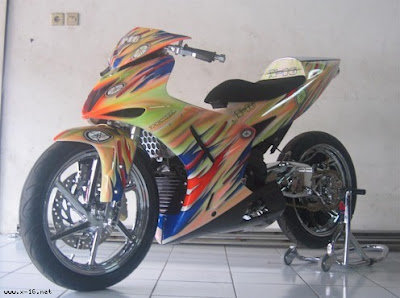 Warna sticker asik Modif Jupiter mx 