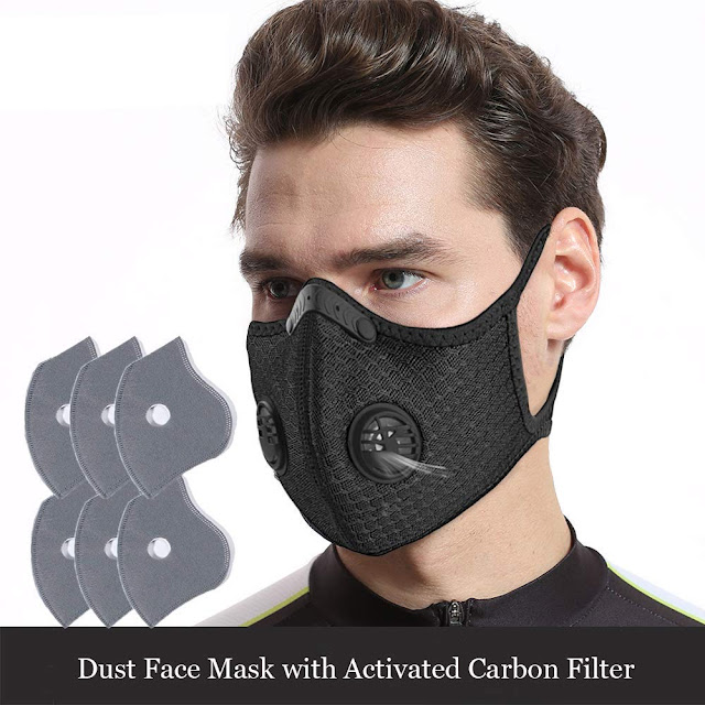 Y.E Unisex Anti PM2.5 Breathing Mask Cotton Haze Valve