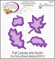 ODBD Custom "Fall Leaves and Acorn" Die Set