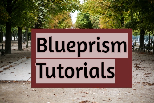 blueprism tutorials