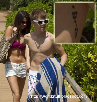 justin bieber and selena gomez dating in hawaii. Justin Bieber#39;s Tattos