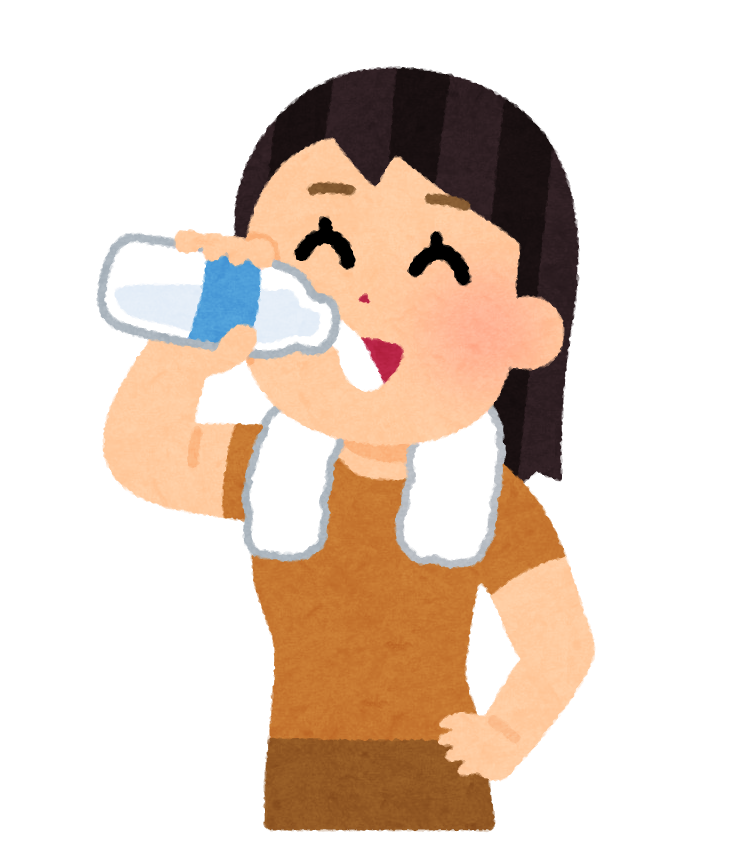 お風呂上がりに牛乳を飲む人のイラスト 女性 かわいいフリー素材集 いらすとや