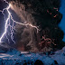 Ash and Lightning above Eyjafjallajökull Volcano