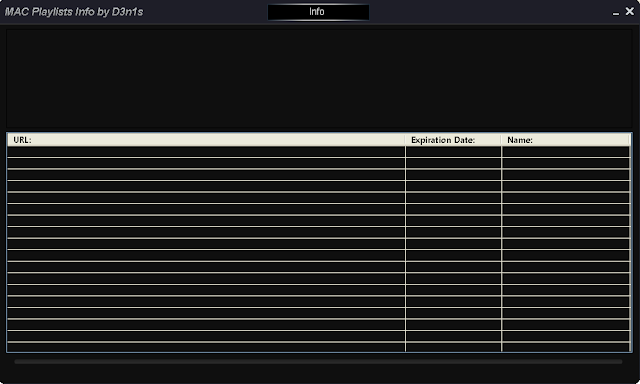 MAC Playlists Info by D3n1s