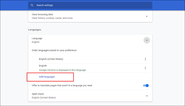 Cara Mengganti Bahasa di Google Chrome Komputer