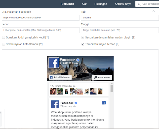How to create and install a Facebook fan page on the blog