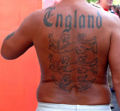 The Three Lions Tattoos Design has made by a lot of Holligans
