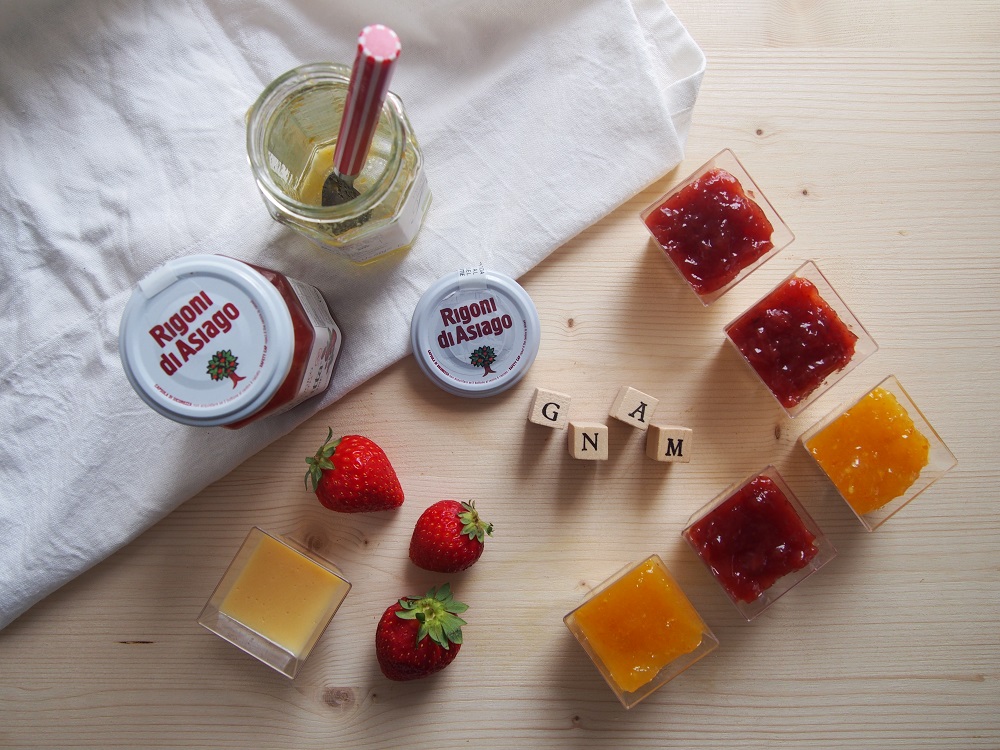 Budino freddo con Fiordifrutta Rigoni di Asiago