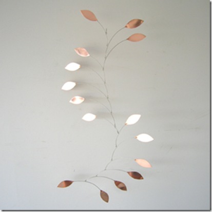 fling of copperand stainless 40 tall 18 wide by Ekko