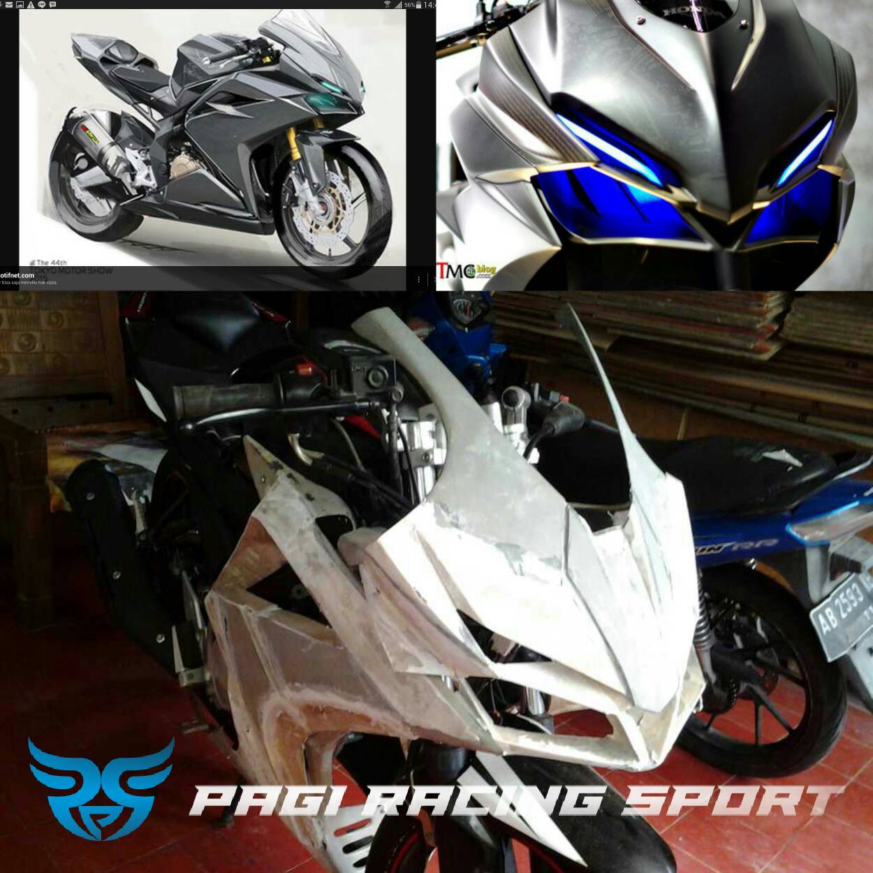 Coming Soon Fairing CBR 250 TOKYO MOTOR SHOW Pagi Racing Sport