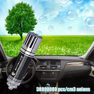 EXTRA-O Car Air Purifier Ionizer Pure Air Smoke Odor Cleaner Eater Eliminator
