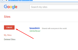 cara create site google