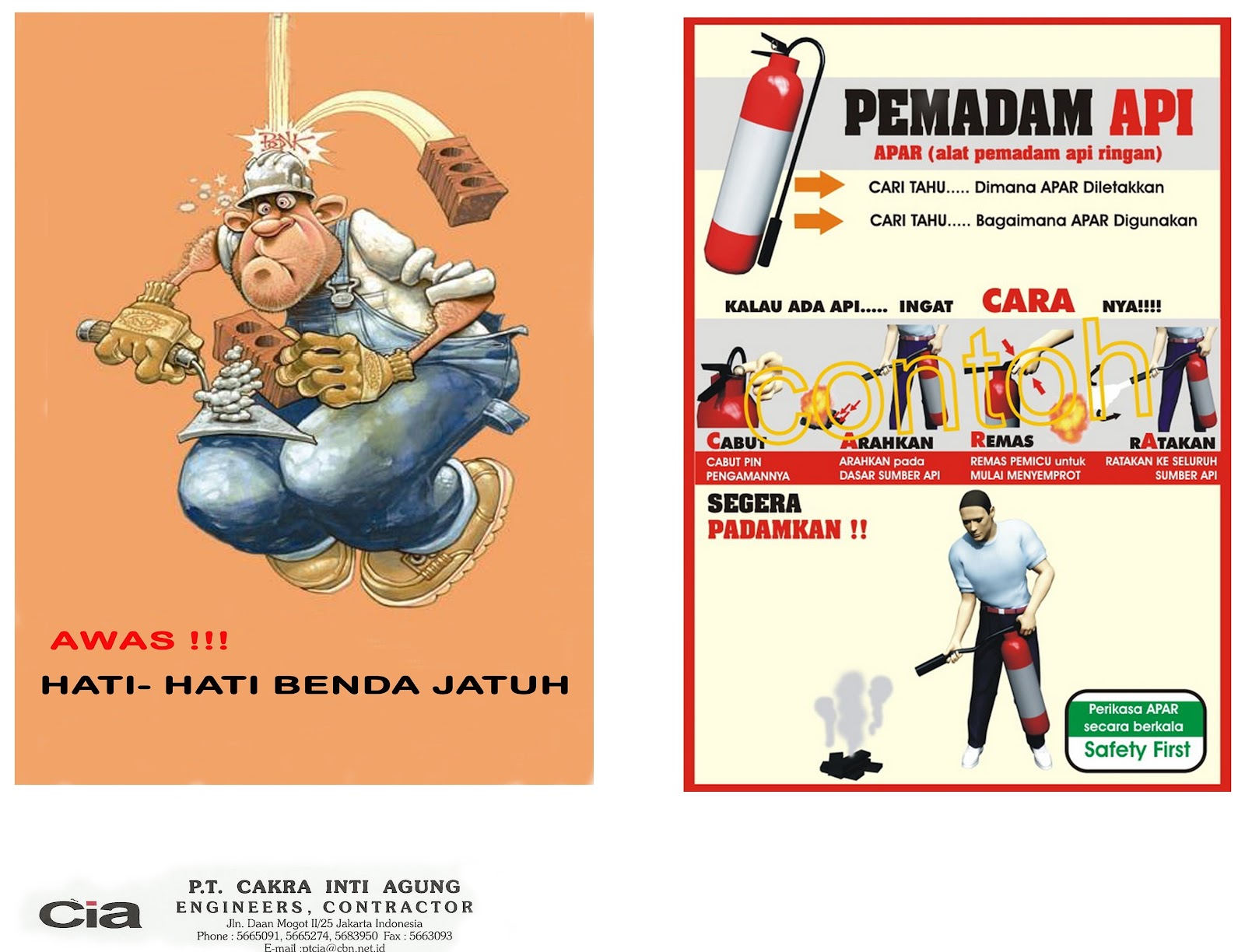 Buletin Cakra: Contoh Poster K3