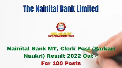 Nainital Bank MT, Clerk