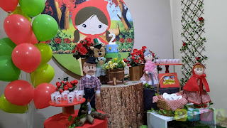 Decoração de festa infantil Chapeuzinho Vermelho Porto Alegre