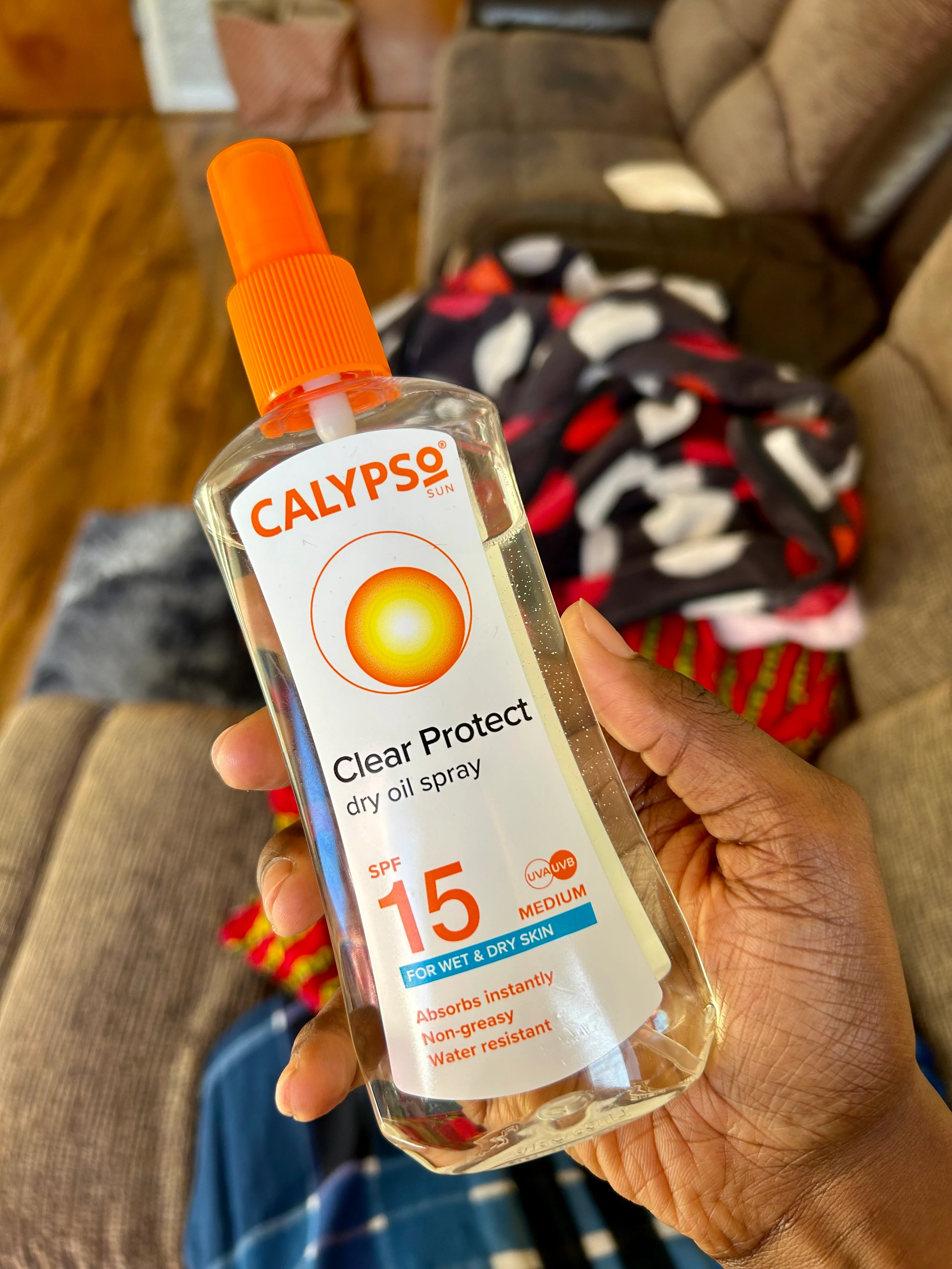 Fast-Drying Calypso Clear Dry Oil Spray