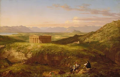 Temple of Segesta (1843), Museum of Fine Arts, Boston painting Thomas Cole