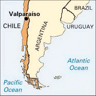 map of Valparaiso chile