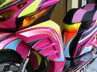 HONDA VARIO Full Body Airbrush Graphic 3