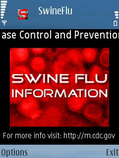 Les informations sur H1 N1 sur téléphone portable « Swine Flu »