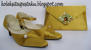 Tas Pesta Gold Elegant