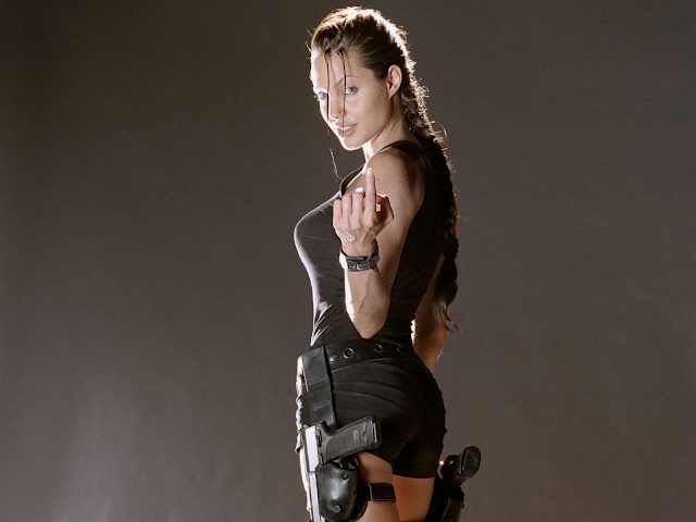 Angelina Jolie As Lara Croft HD Wallpaper