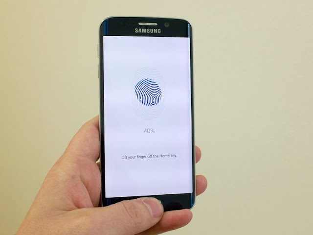 Samsung Galaxy S6 Edge fingerprint scanner