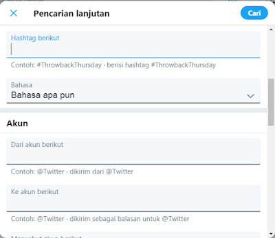 cara Melihat Tweet Lama